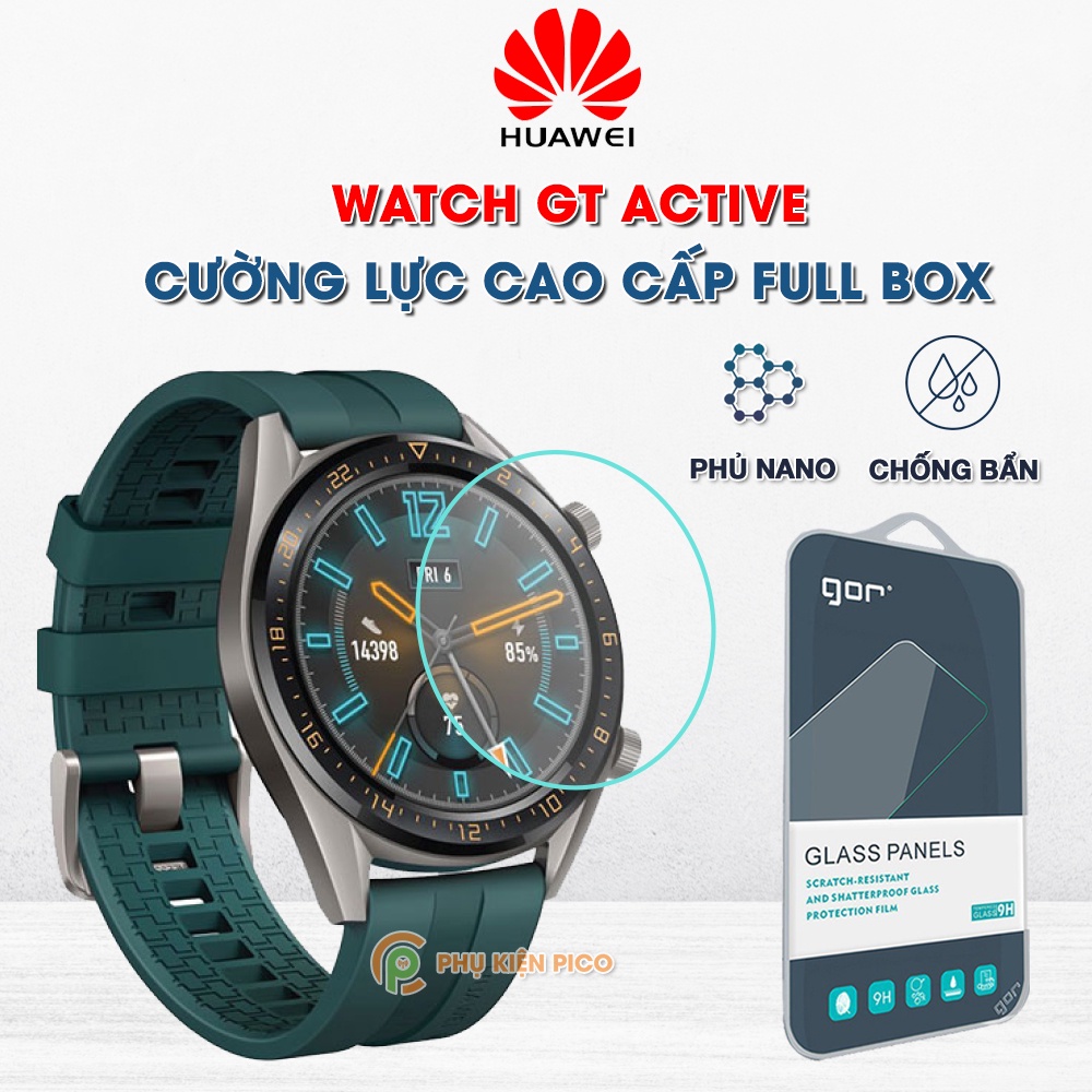 Kính cường lực đồng hồ Huawei Watch GT Active chính hãng GOR - Dán màn hình Watch GT Active