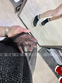 Cle Store : Set áo váy lưới kim sa