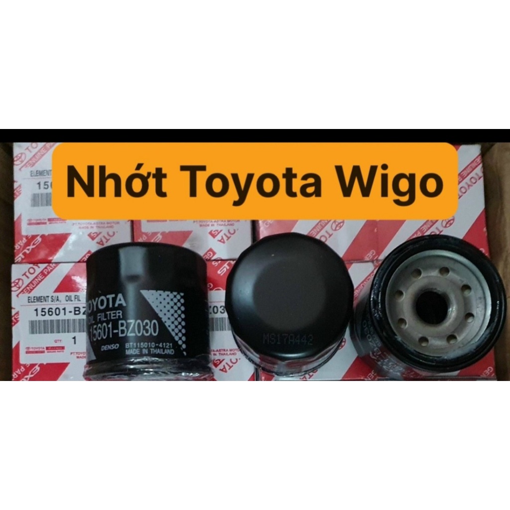 Lọc nhớt Toyota Wigo 2012, 2013, 2014, 2015, 2016, 2017, 2018, 2019, 2020 / MÃ 15601-BZ030