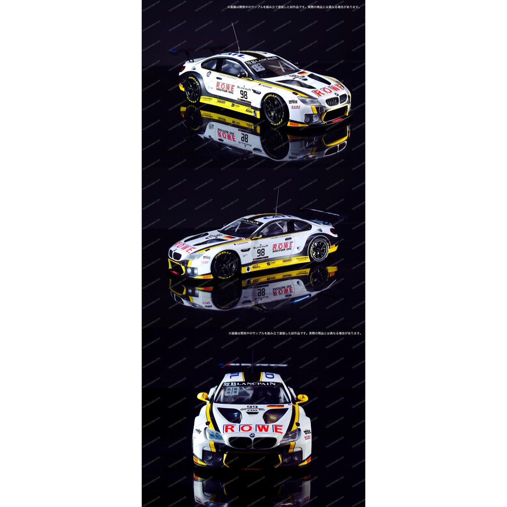 MÔ HÌNH LẮP RÁP PLATZ - 1/24 RACING SERIES BMW M6 GT3 2016 SPA 24 HOURS WINNER