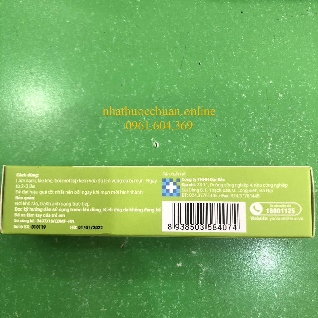 Kem ngừa mụn Yoosun Acnes 15g