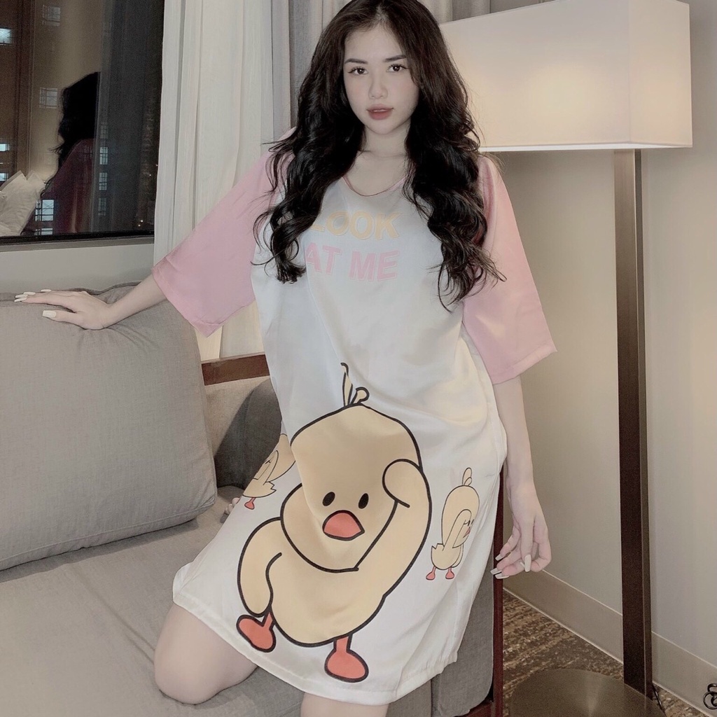 Váy Xinh Thiết Kế Sang Chảnh Chất Liệu Lụa Satin Loại 1 Phom 45-60kg | BigBuy360 - bigbuy360.vn