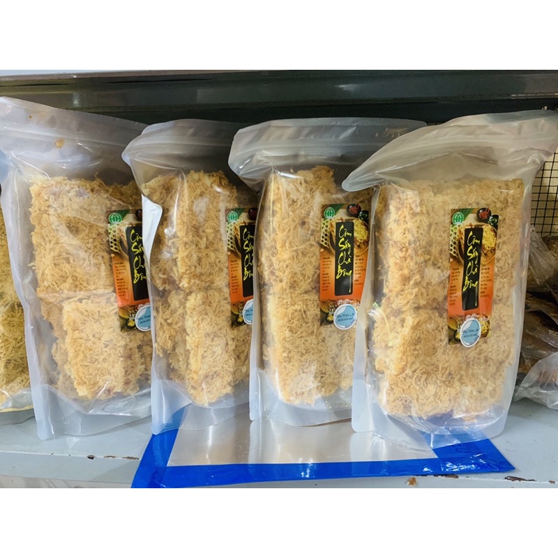 Cớm cháy SIÊU chà bông túi zip 500g loại 1