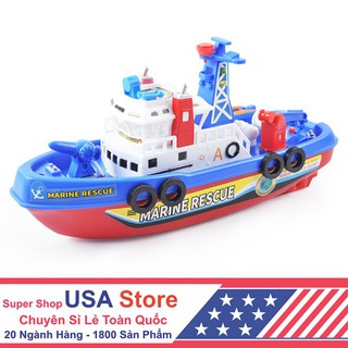 Đồ Chơi Mô Hình - Tàu Thủy Phun Nước Cho Bé Loại 1 BMBE1042 Tiente