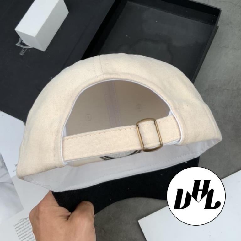 Mũ Lưỡi Trai Nhung Vá Kết Thêu Simple Thời Trang Thêu Chữ Nam Nữ