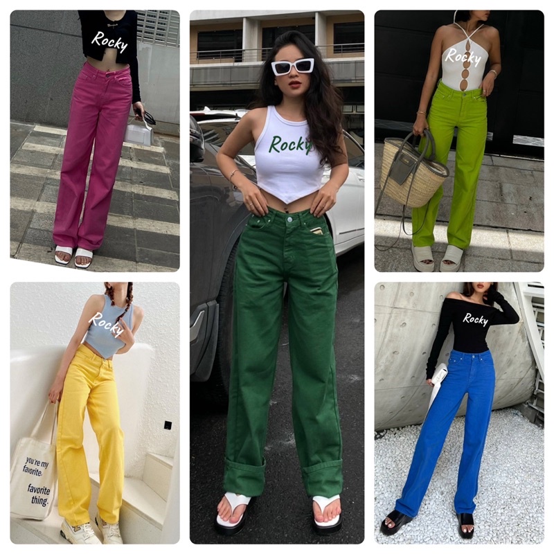 Quần Boy Suông Color Palette Rocky