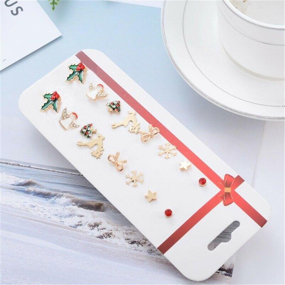 EUTUS Bông Tai HìNh ĐầU Hươu ĐíNh Đá