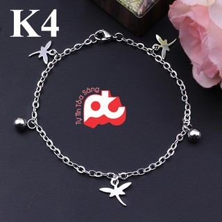 (combo 10 cái ) LẮC TAY / CHÂN INOX DỄ THƯƠNG
