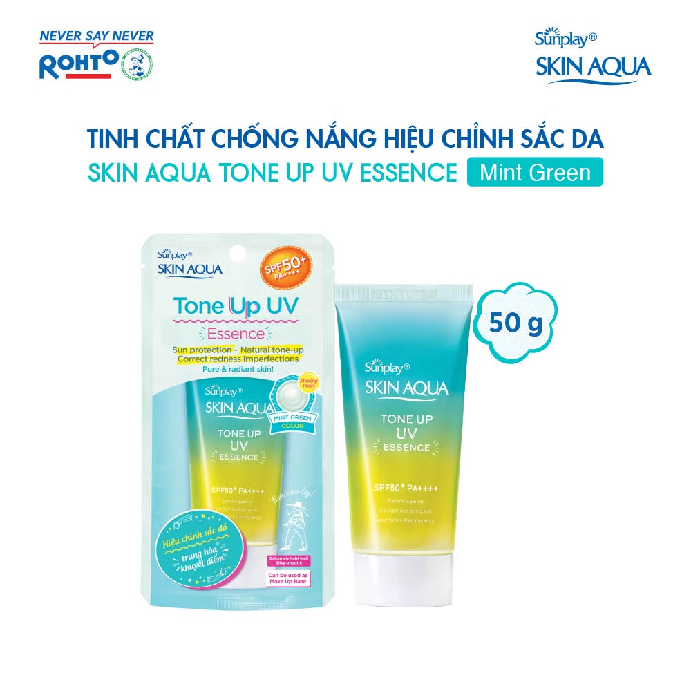 Tinh Chất Chống Nắng Dưỡng Ẩm Nâng Tông Che Khuyết Điểm SUNPLAY Skin Aqua Tone Up UV Essence