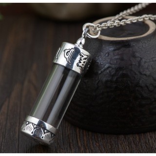 MẶT DÂY CHUYỀN BÌNH ĐỰNG XÁ LỢI LƯU LY NHỎ- DC527