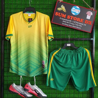 Shining Vàng - Áo Đá Banh Không Logo CP Sport  Vải Thun Lạnh Cao Cấp