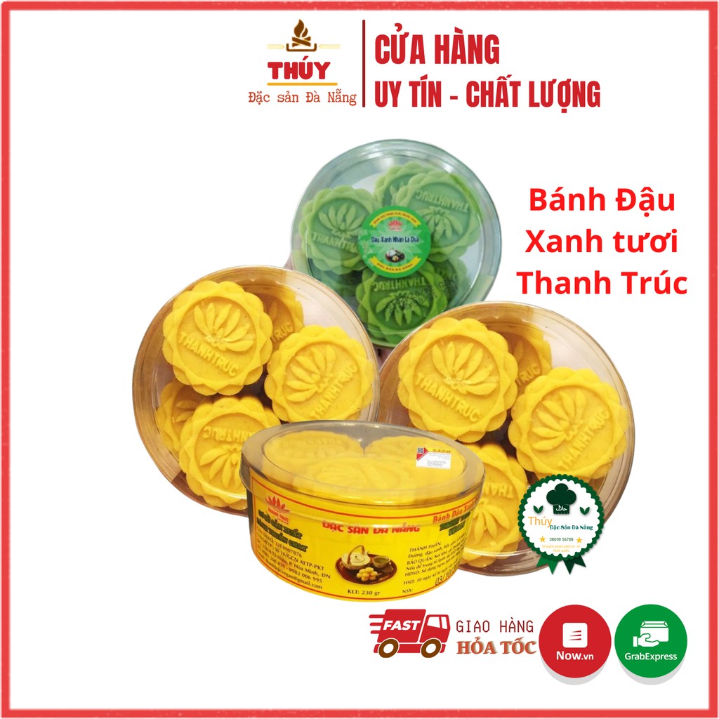 Đặc sản Đà Nẵng - Bánh Đậu Xanh Thanh Trúc hộp 6 cái