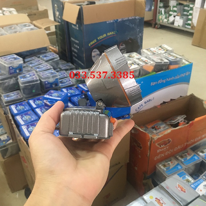 Đèn pin đội đầu, đèn pin mini sạc điện siêu sáng KL 158