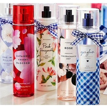 ✌️𝖘𝖆𝖑𝖊✔️ Xịt Thơm Body Mist Bath & Body Works Đủ Mùi (10ml) 💯𝐀𝐔𝐓𝐇💖