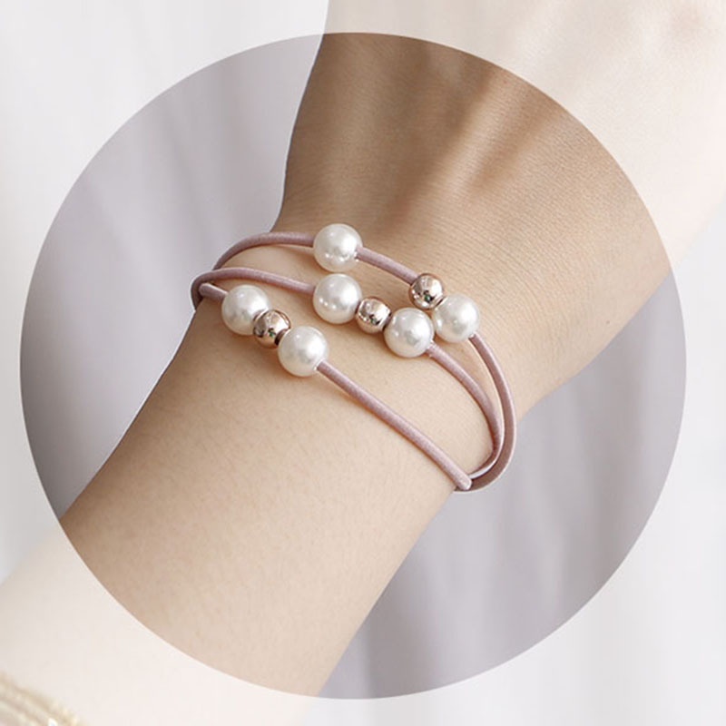 Cột tóc hạt châu sợi mảnh Mua Tất (muatatshop)