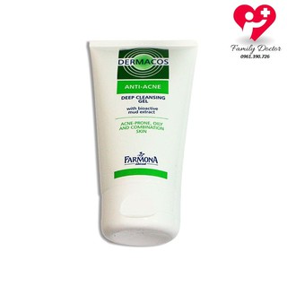 Dermacos - Sữa rửa mặt dịu nhẹ cho da mụn, nhạy cảm chính hãng