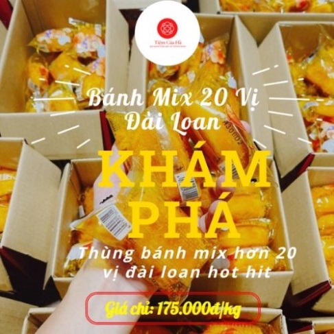 Thùng Bánh Đài Loan Mix Đủ Vị Siêu Hot 2021