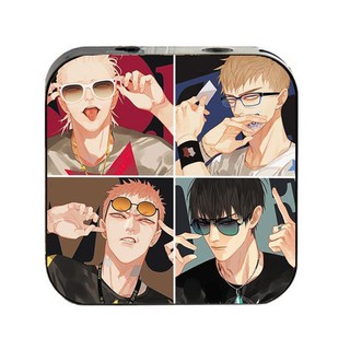 Máy nghe nhạc 19 DAYS cầm tay mini tặng tai nghe cắm dây có mic và dây sạc mp3 manhua anime chibi quà tặng độc đáo