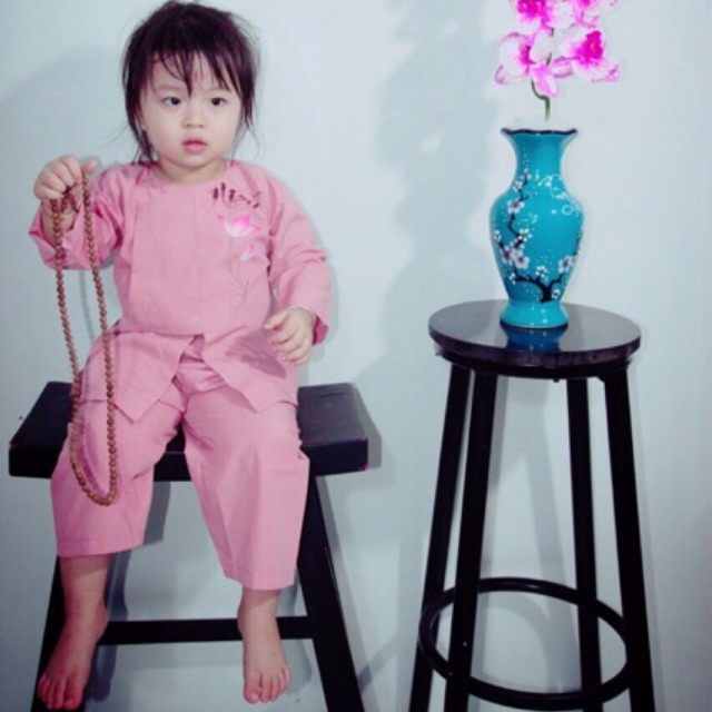 Đồ lam đi chùa cho bé