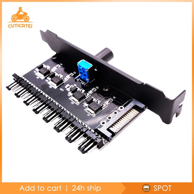 Bộ Điều Khiển Tốc Độ Quạt Pc 12v 3 8 Chiều 4pin 3pin