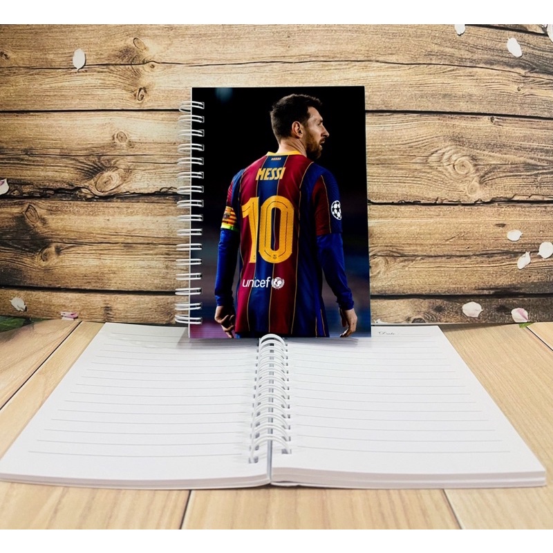 Sổ tay Messi 200 trang tập sổ viết cầu thủ bóng đá messi