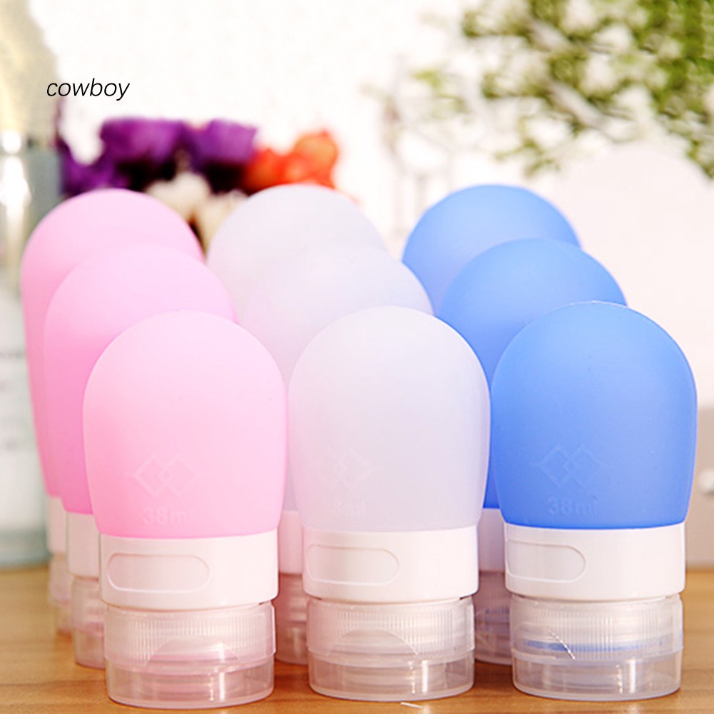 Chai Silicone Mini Đựng Dầu Gội / Sữa Tắm / Dầu Gội Mang Đi Du Lịch Tiện Dụng