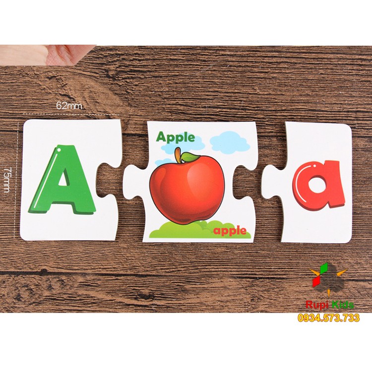 ❤️ Bảng chữ cái ❤️ Alphabet tiếng Anh - Ghép hình động vật