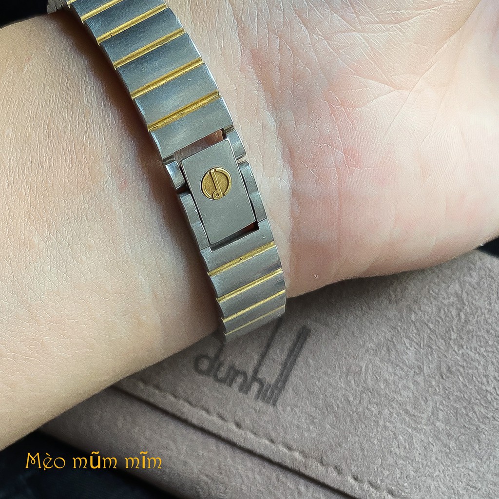 - NỮ - DUNHILL - ĐỒNG HỒ USED HÀNG HIỆU ANH QUỐC >>> MỚI 98% / SWISS MADE / CHỐNG NƯỚC
