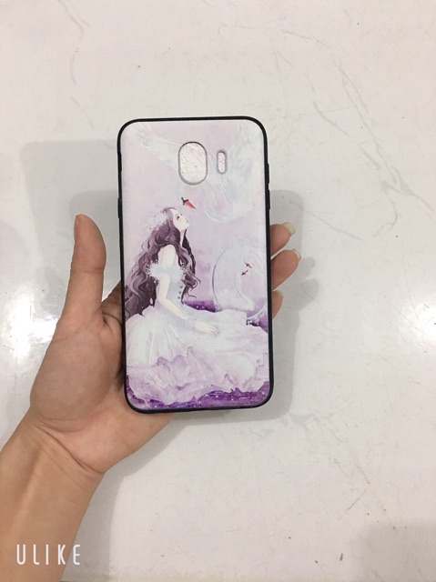 Ốp lưng cô gái váy trắng sam sung J4