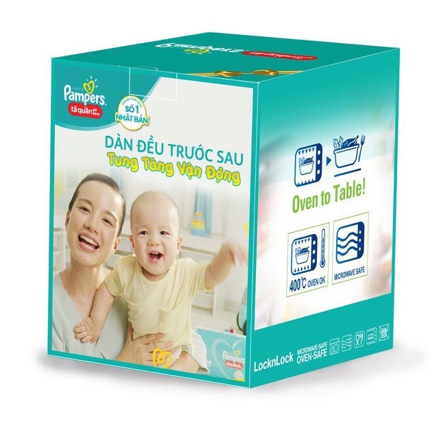 Set 3 Hộp Thủy Tinh Chịu Nhiệt Lock&Lock Easy Seal Container - Phiên bản đặc biệt