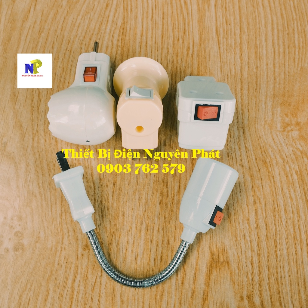 Đuôi Đèn Liền Phích Có Công Tắc - Hàng Tốt