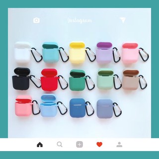 Vỏ Bảo Vệ Hộp Đựng Tai Nghe Airpods 1 / 2 Kiểu Hoạt Hình Xinh Xắn 14 Màu Tùy Chọn