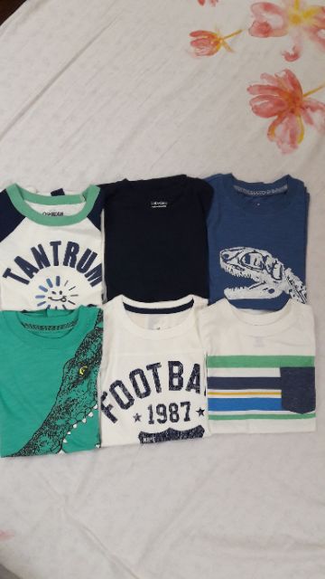 Áo thun bé trai xuất xịn 6m-3y