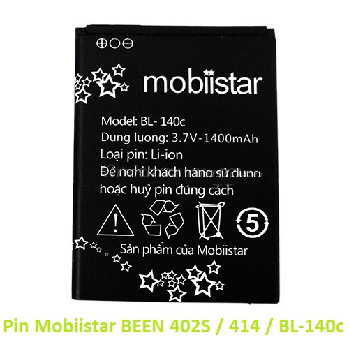 Pin Mobiistar BEEN 402S / 414 / BL-140c