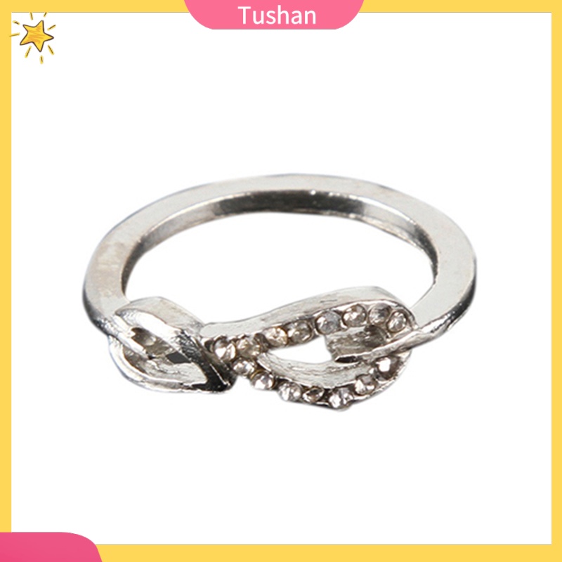 Nhẫn Hở Hình Chiếc Lá Đính Đá Thời Trang Cho Nữ