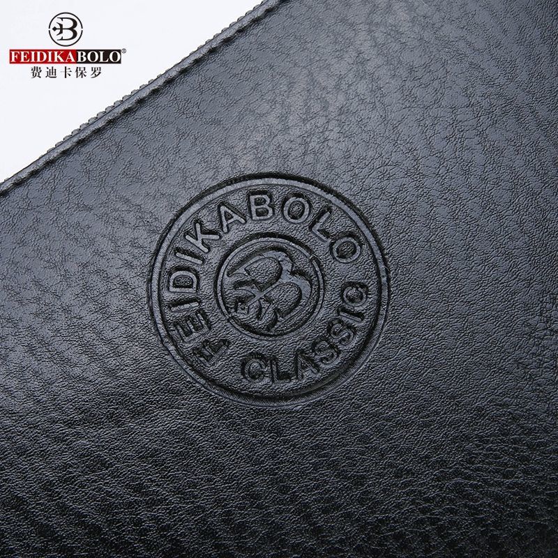 Ví da cầm tay mềm mại cỡ lớn thiết kế thời trang cho nam