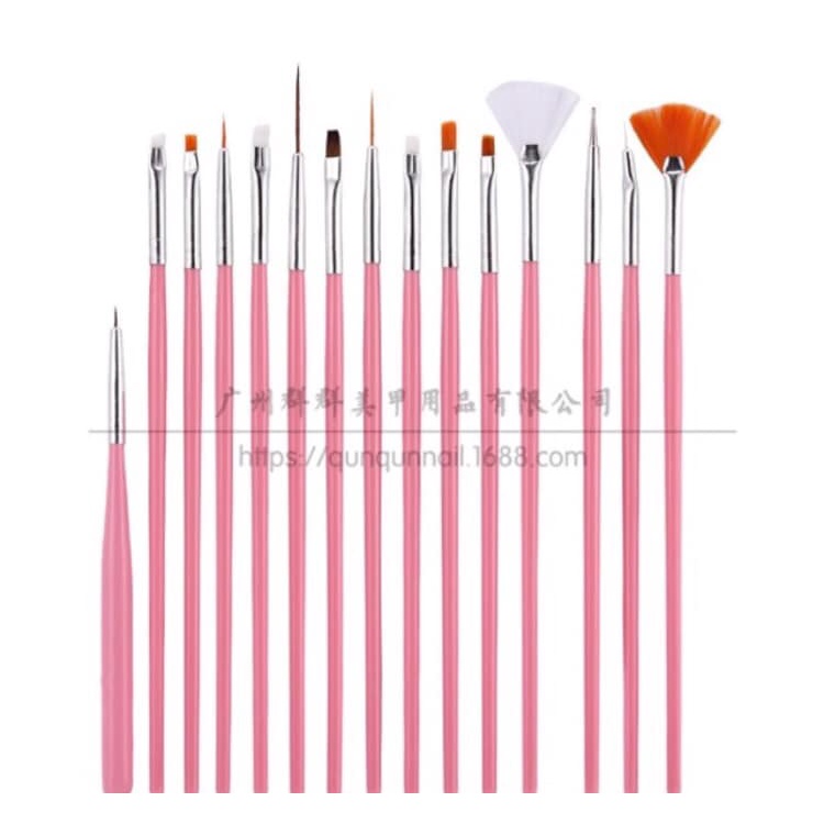 Bộ 15 cây cọ làm móng