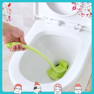 [Giá Cực Sốc] Chổi cọ toilet, vệ sinh tiện ích 2 đầu - { Gia dụng Hà xoăn shop}