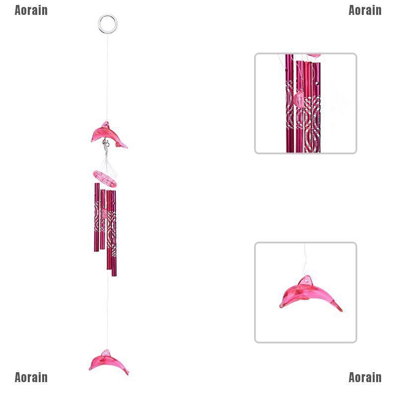 Chuông Gió Kim Loại 4 Viên Pha Lê Sáng Tạo