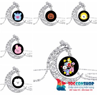 Dây chuyền treo trăng BT21