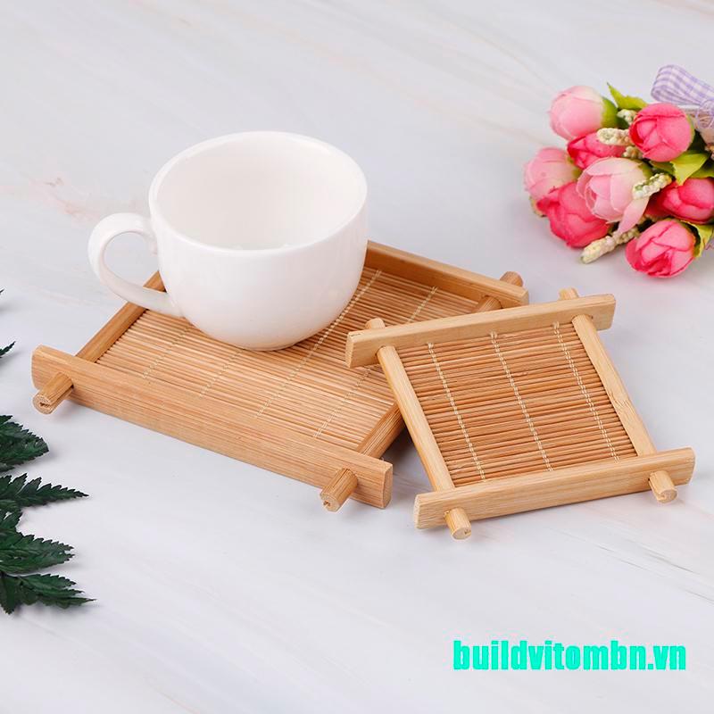 Đế Lót Ly Bằng Gỗ Tre