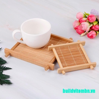 Đế lót ly bằng gỗ tre