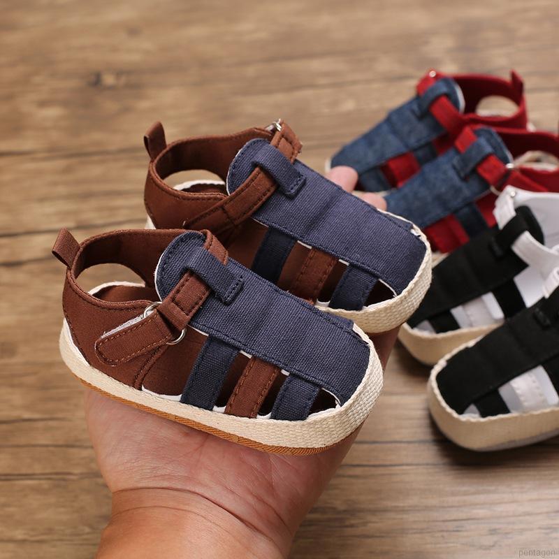 Xăng đan Vải Cotton Cho Bé Từ 0-1 Tuổi