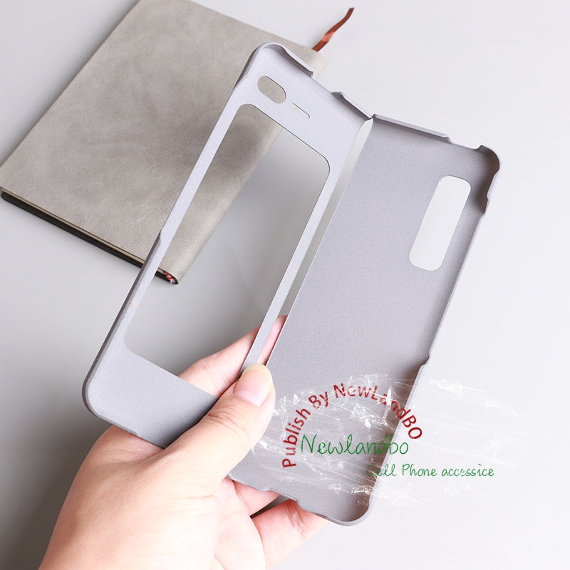 Ốp Điện Thoại Nhung Phối Vân Đá cobblestone Cho Samsung Glaxy Z fold 1 2 3 4 Fold4 Fold3 Fold2