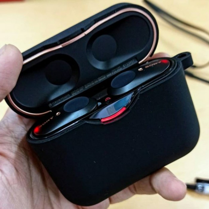 Ốp điện thoại màu đen mới cho WF1000XM3 Sony WF-1000XM3 WF 1000XM3