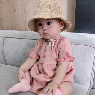 Mủ cói ajuma cho bé