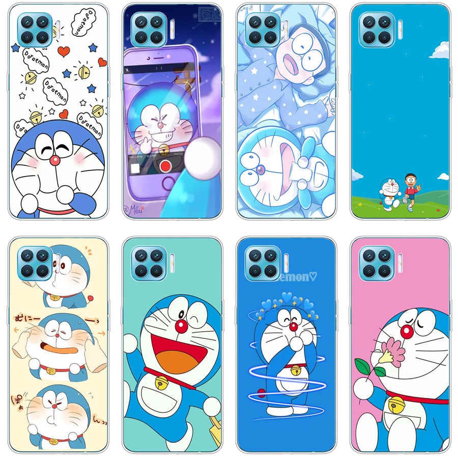 Ốp Lưng Điện Thoại Bằng Silicone Tpu Mềm Hình Doraemon Cho Oppo K3 / A59 / F1S / A92 / A52 / A93 / R17 Pro / A73 / A77