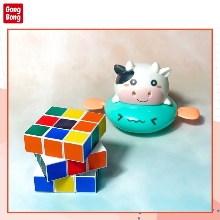 Rubic 3x3 rubik 3 tầng khối lập phương ma thuật cube đồ chơi trí tuệ cho trẻ em Gong Bong store