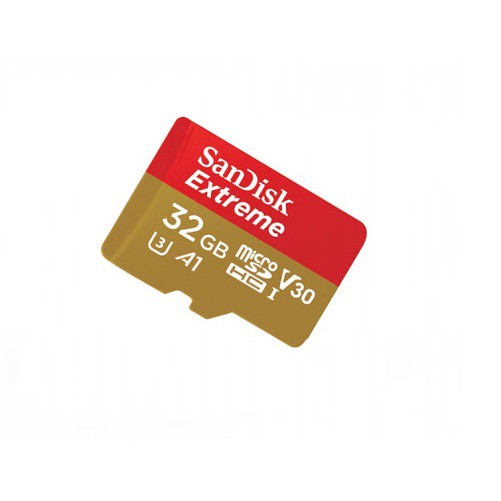 Thẻ nhớ microSDHC Sandisk Extreme 32GB 667X A1 V30 UHS-I U3 100MB/s (Vàng) - KHÔNG BOX