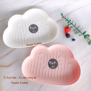 Khay ăn dặm hình đám mây cho bé